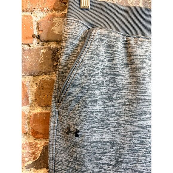 UNDER ARMOUR • COLD GEAR • Heather Gray Loose Fit Jogger Sweat Pants • Size Smal - Picture 2 of 9